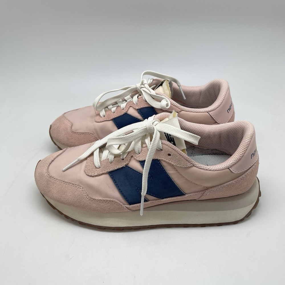 New Balance Pink and Navy Women's Athletic Sneakers